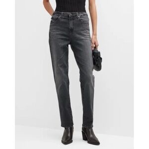 AG Saige High-Rise Straight Ankle Jeans